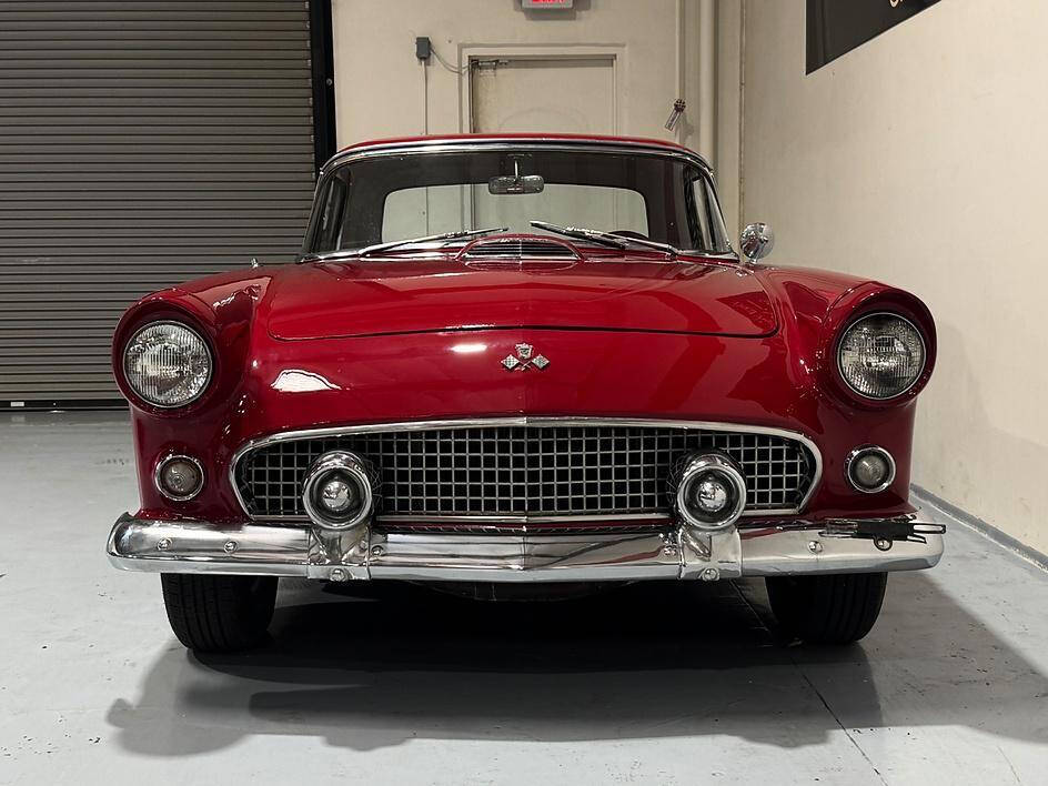 Red 1955 Ford Thunderbird Convertible 2