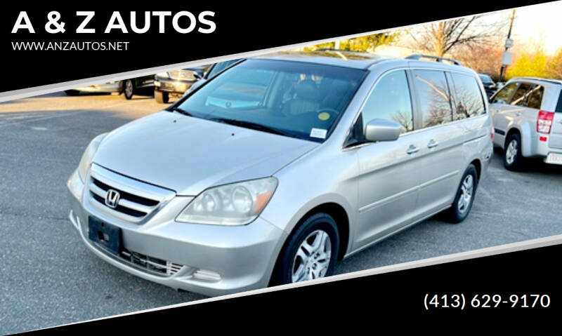 2007 Honda Odyssey for sale at A & Z AUTOS in Westfield MA