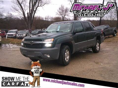2002 Chevrolet Avalanche for sale at MICHAEL J'S AUTO SALES in Cleves OH