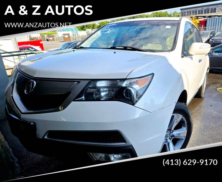 2012 Acura MDX for sale at A & Z AUTOS in Westfield MA