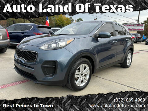 2017 Kia Sportage for sale at Auto Land Of Texas in Cypress TX