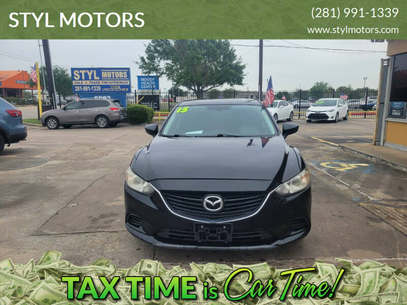 2015 Mazda MAZDA6 for sale at STYL MOTORS in Pasadena TX