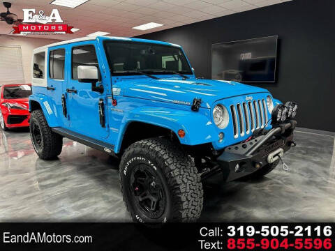 2017 Jeep Wrangler Unlimited for sale at E&A Motors in Waterloo IA