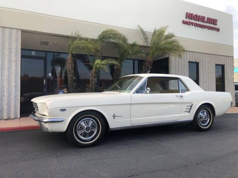 1966 Ford Mustang for sale at HIGH-LINE MOTOR SPORTS in Brea CA