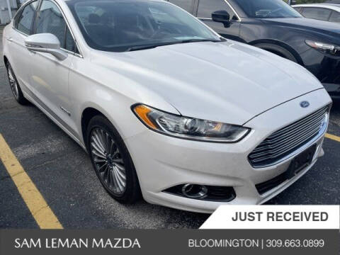 2013 Ford Fusion Hybrid for sale at Sam Leman Mazda in Bloomington IL