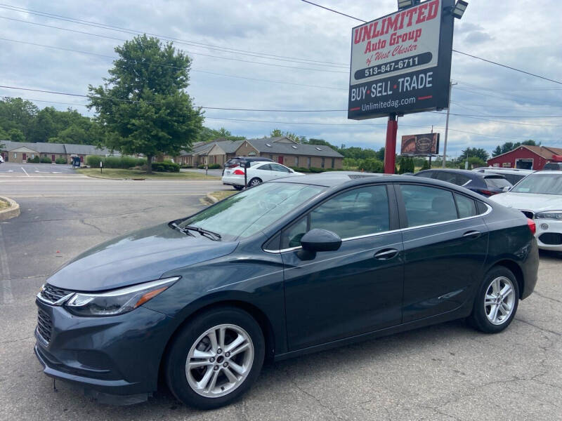 2018 Chevrolet Cruze for sale at Unlimited Auto Group in West Chester OH