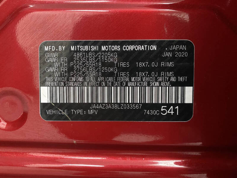 2020 Mitsubishi Outlander ES