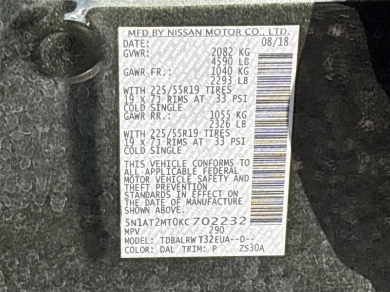 2019 Nissan Rogue SL