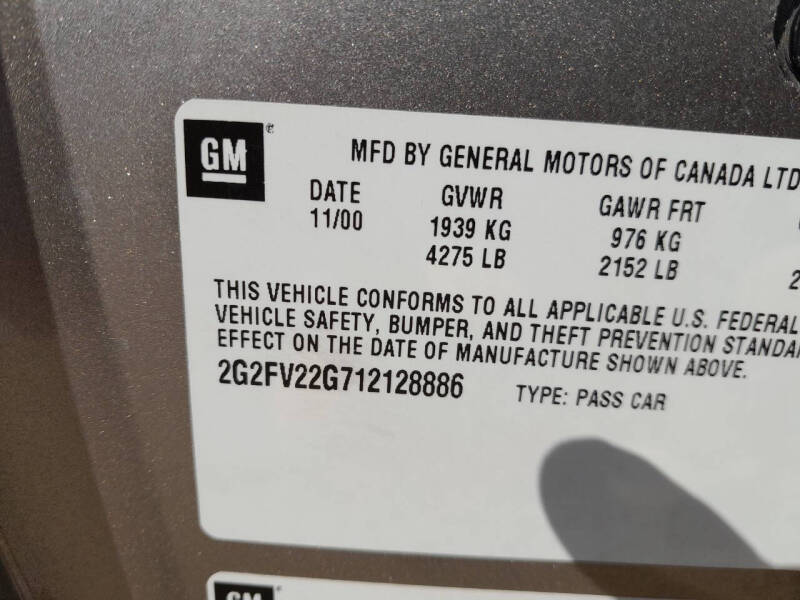 2001 Pontiac Firebird Trans Am