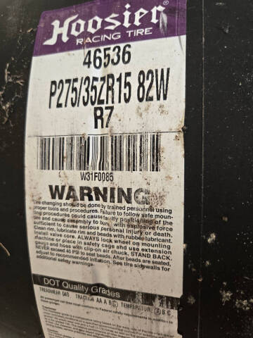 2023 Hoosier R7 slicks