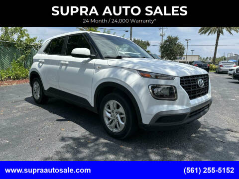 2021 Hyundai Venue for sale at SUPRA AUTO SALES in Riviera Beach FL
