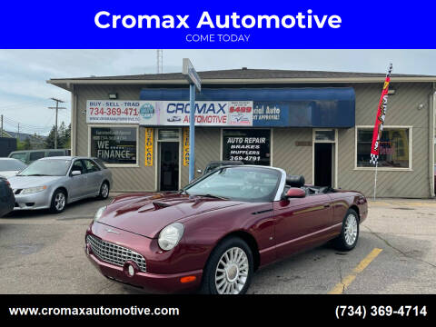 2004 Ford Thunderbird for sale at Cromax Automotive in Ann Arbor MI