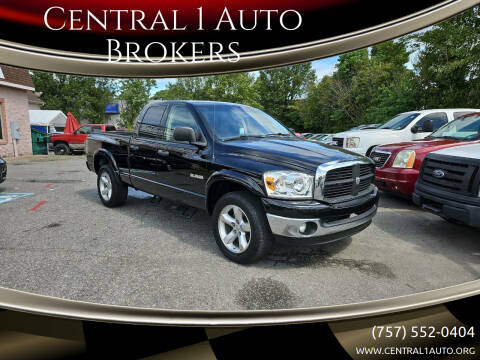 2008 Dodge Ram 1500 for sale at Central 1 Auto Brokers in Virginia Beach VA