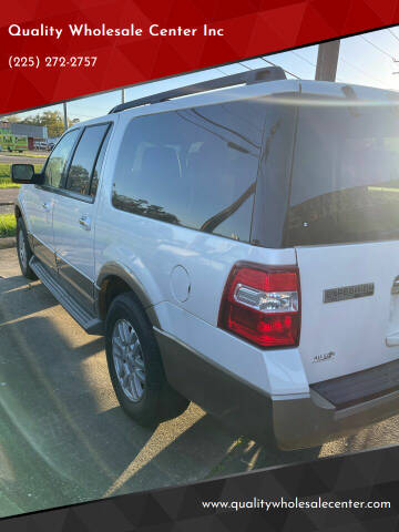 2011 Ford Expedition EL for sale at Quality Wholesale Center Inc in Baton Rouge LA