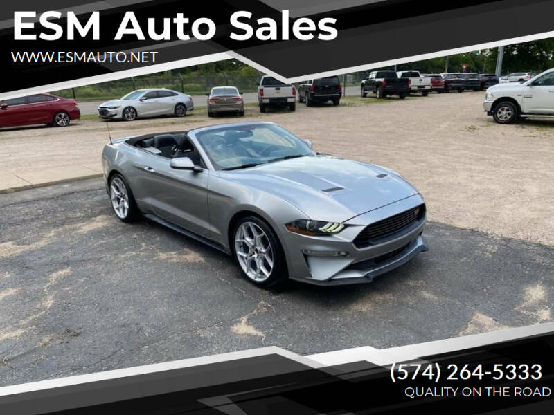 2020 Ford Mustang for sale at ESM Auto Sales in Elkhart IN