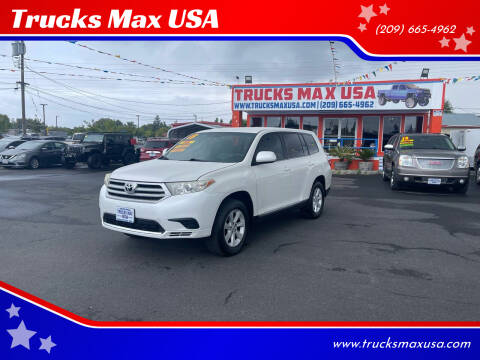 2013 Toyota Highlander for sale at Trucks Max USA in Manteca CA