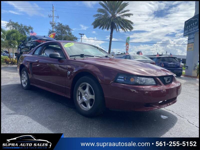 2004 Ford Mustang for sale at SUPRA AUTO SALES in Riviera Beach FL