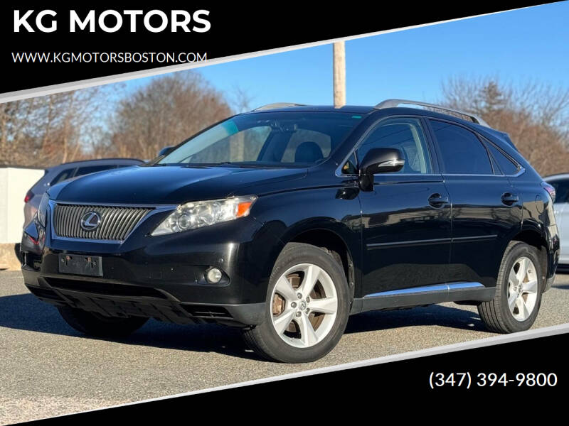 2012 Lexus RX 350 for sale at KG MOTORS in West Newton MA