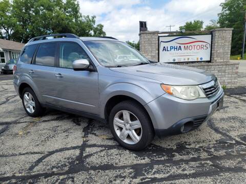 2010 Subaru Forester for sale at Alpha Motors in New Berlin WI