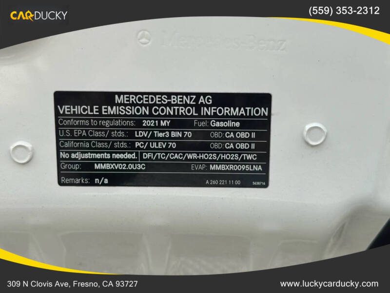 2021 Mercedes-Benz CLA CLA 250