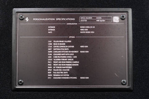 2017 Ferrari 488 Spider