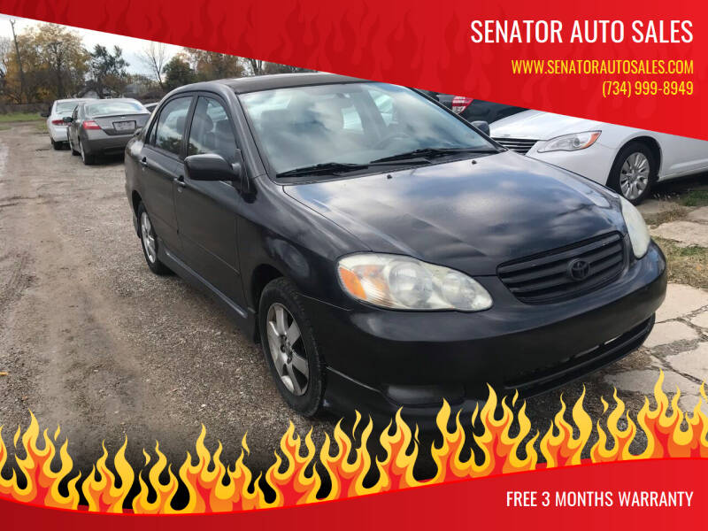 2004 Toyota Corolla for sale at Senator Auto Sales in Wayne MI