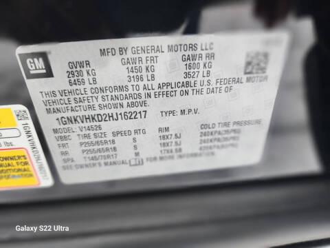 2017 Chevrolet Traverse LT