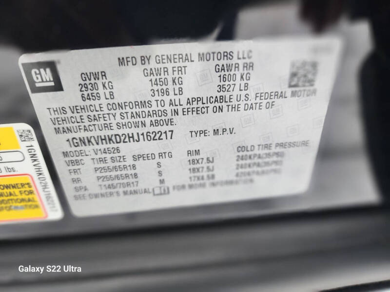 2017 Chevrolet Traverse LT