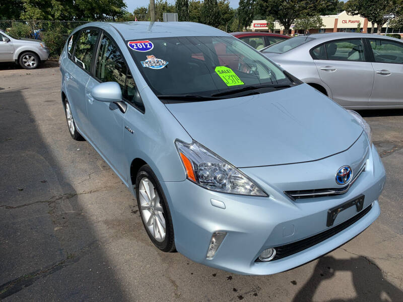2012 Toyota Prius v for sale at CAR CORNER RETAIL SALES in Manchester CT