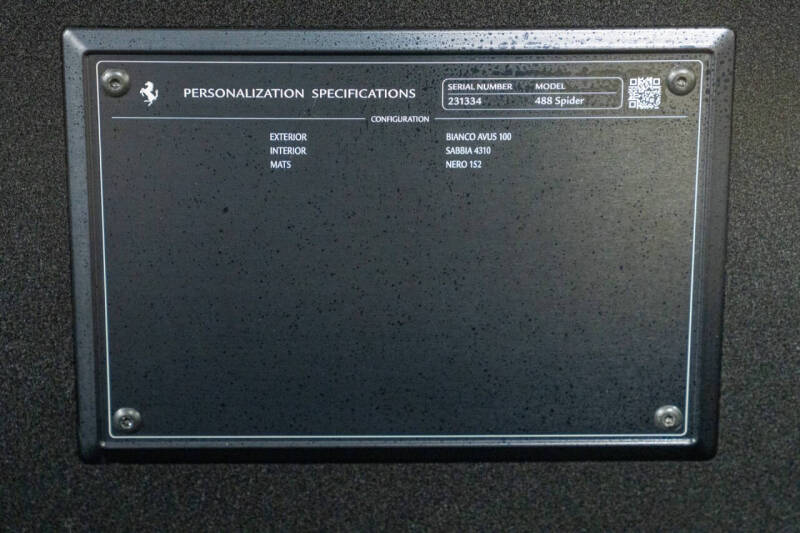 2018 Ferrari 488 Spider