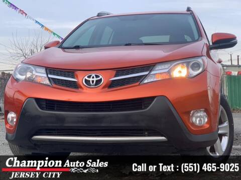 2015 Toyota RAV4 for sale at CHAMPION AUTO SALES OF JERSEY CITY in Jersey City NJ