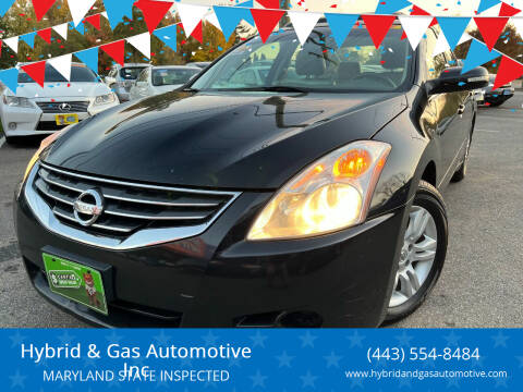2012 Nissan Altima for sale at Hybrid & Gas Automotive Inc in Aberdeen MD