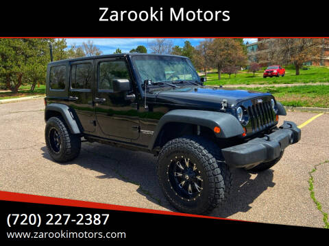 2010 Jeep Wrangler Unlimited for sale at Zarooki Motors in Englewood CO