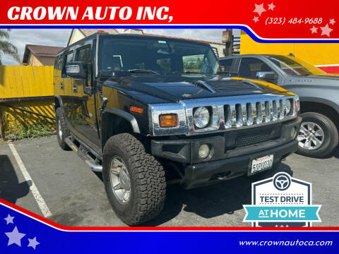 2006 HUMMER H2 for sale at CROWN AUTO INC, in South Gate CA