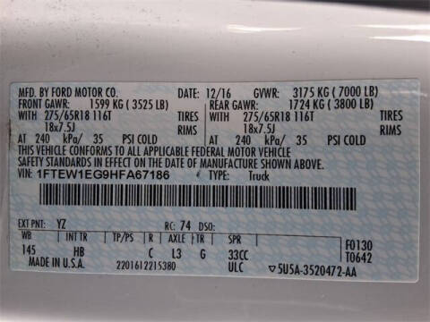 2017 Ford F-150 Lariat