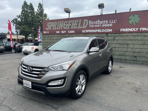 2013 Hyundai Santa Fe Sport for sale at SPRINGFIELD BROTHERS LLC in Fullerton CA