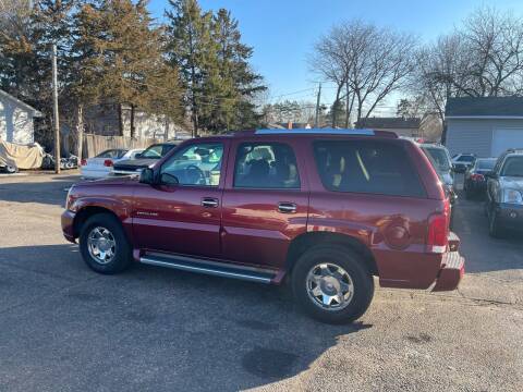2003 Cadillac Escalade for sale at Back N Motion LLC in Anoka MN