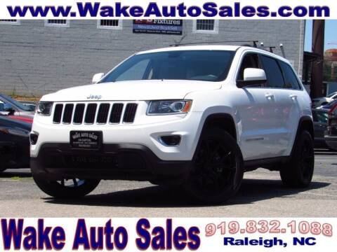 2016 Jeep Grand Cherokee for sale at Wake Auto Sales Inc in Raleigh NC
