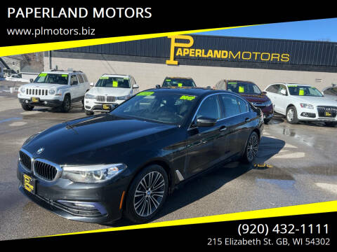 2017 BMW 5 Series for sale at PAPERLAND MOTORS - Fresh Inventory in Green Bay WI