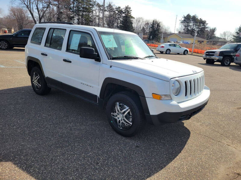 2013 Jeep Patriot for sale at DV Wholesale Cars and Trucks in Ham Lake MN