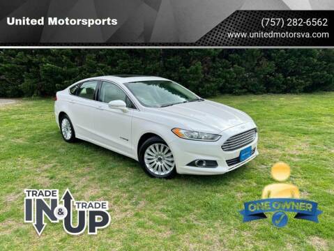2014 Ford Fusion Hybrid for sale at United Motorsports in Virginia Beach VA