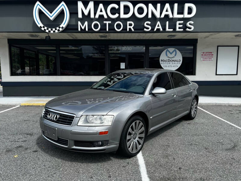 2004 Audi A8 L for sale at MacDonald Motor Sales in High Point NC