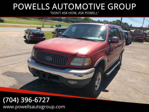 1999 Ford Expedition for sale at POWELLS AUTOMOTIVE GROUP in Gastonia NC