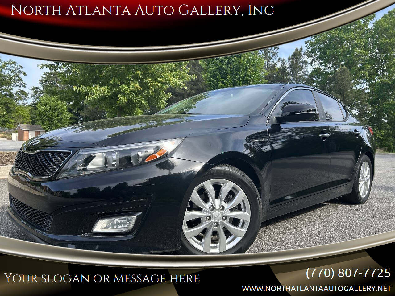 Black 2014 Kia Optima EX EX 4dr Sedan 1