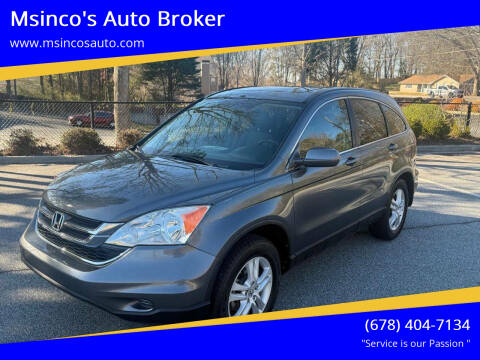 2010 Honda CR-V for sale at Msinco's Auto Broker in Snellville GA