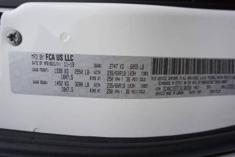 2020 Chrysler Pacifica Touring L Plus