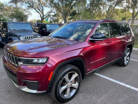 2021 Jeep Grand Cherokee L for sale at Bay City Autosales in Tampa FL