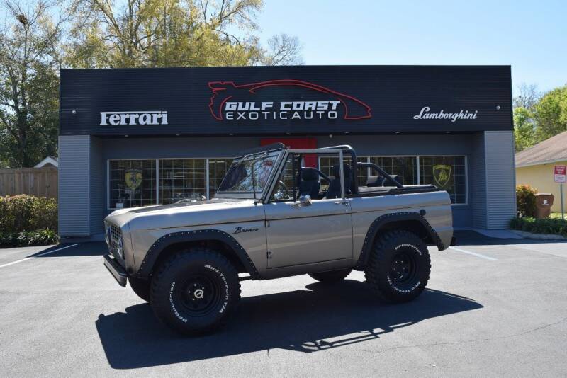 1966 Ford Bronco for sale at Gulf Coast Exotic Auto in Gulfport MS