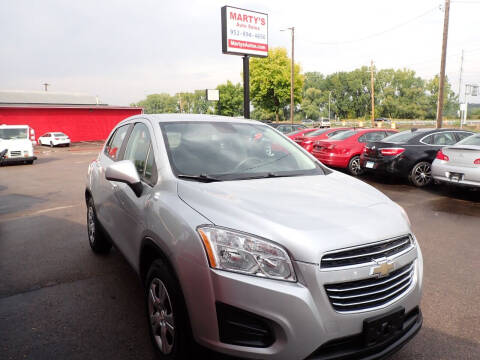 2015 Chevrolet Trax for sale at Marty's Auto Sales in Savage MN