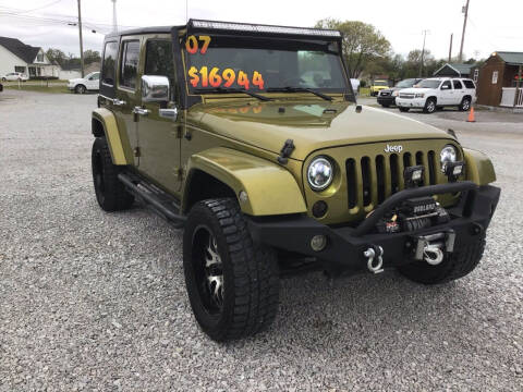 2007 Jeep Wrangler Unlimited for sale at K & E Auto Sales in Ardmore AL